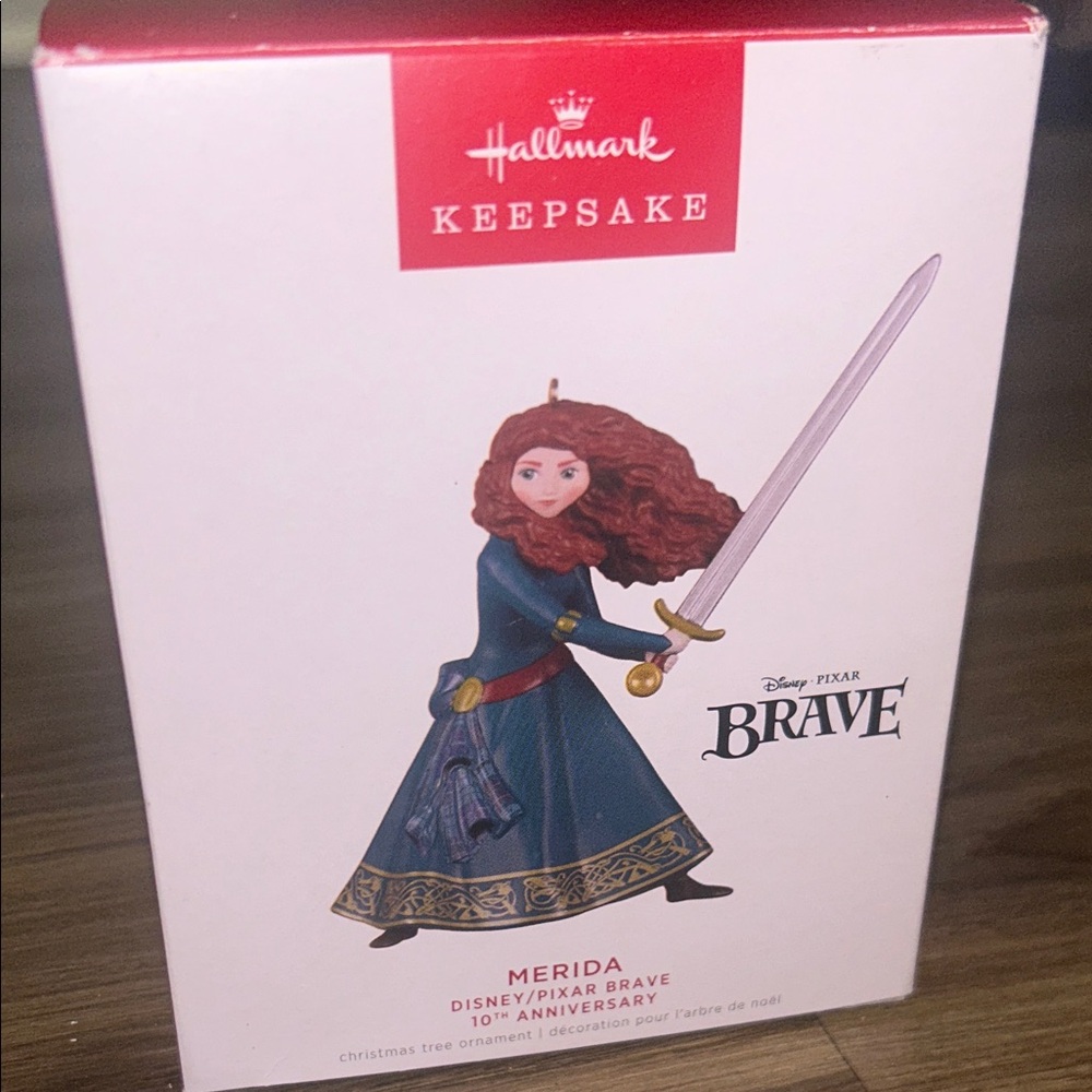 Hallmark Keepsake Brave Merida Ornament - Blue and Gold